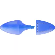  Highlighter, 23×60×14 mm, Everestus, 20FEB9717, Plastic, Albastru