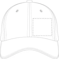  Sapca Baseball, unisex, marime universala adulti, Everestus, 20FEB9904, Bumbac periat, Alb