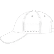   Sapca Baseball, unisex, marime universala adulti, Everestus, 20FEB9904, Bumbac periat, Alb