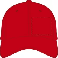  Sapca Baseball, unisex, marime universala adulti, Everestus, 20FEB9903, Bumbac periat, Rosu