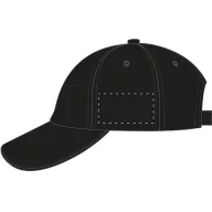   Sapca Baseball, unisex, marime universala adulti, Everestus, 20FEB9897, Bumbac periat, Negru