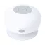 Splashproof bluetooth speaker, ø85×55 mm, Everestus, 20FEB10680, Plastic, Cauciuc, Alb