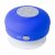 Splashproof bluetooth speaker, ø85×55 mm, Everestus, 20FEB10677, Plastic, Cauciuc, Albastru, Alb