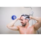 Splashproof bluetooth speaker, ø85×55 mm, Everestus, 20FEB10677, Plastic, Cauciuc, Albastru, Alb