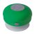 Splashproof bluetooth speaker, ø85×55 mm, Everestus, 20FEB10675, Plastic, Cauciuc, Verde, Alb