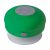 Splashproof bluetooth speaker, ø85×55 mm, Everestus, 20FEB10675, Plastic, Cauciuc, Verde, Alb