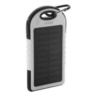   Usb power bank, 75×145×15 mm, Everestus, 20FEB6083, Plastic, Silicon, Alb, Negru