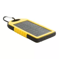   Usb power bank, 75×145×15 mm, Everestus, 20FEB6084, Plastic, Silicon, Galben, Negru