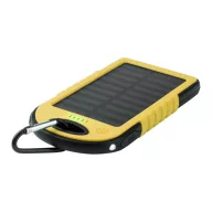   Usb power bank, 75×145×15 mm, Everestus, 20FEB6084, Plastic, Silicon, Galben, Negru