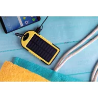   Usb power bank, 75×145×15 mm, Everestus, 20FEB6084, Plastic, Silicon, Galben, Negru