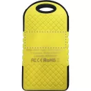 Usb power bank, 75×145×15 mm, Everestus, 20FEB6084, Plastic, Silicon, Galben, Negru