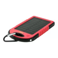   Usb power bank, 75×145×15 mm, Everestus, 20FEB6082, Plastic, Silicon, Rosu, Negru