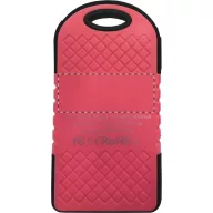  Usb power bank, 75×145×15 mm, Everestus, 20FEB6082, Plastic, Silicon, Rosu, Negru
