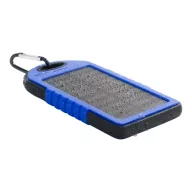   Usb power bank, 75×145×15 mm, Everestus, 20FEB6080, Plastic, Silicon, Albastru, Negru