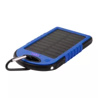   Usb power bank, 75×145×15 mm, Everestus, 20FEB6080, Plastic, Silicon, Albastru, Negru