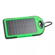   Usb power bank, 75×145×15 mm, Everestus, 20FEB6081, Plastic, Silicon, Verde, Negru