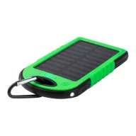   Usb power bank, 75×145×15 mm, Everestus, 20FEB6081, Plastic, Silicon, Verde, Negru