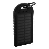   Usb power bank, 75×145×15 mm, Everestus, 20FEB6079, Plastic, Silicon, Negru