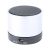 Bluetooth speaker, ø59×50 mm, Everestus, 20FEB10656, Metal, Plastic, Alb, Negru
