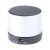 Bluetooth speaker, ø59×50 mm, Everestus, 20FEB10656, Metal, Plastic, Alb, Negru