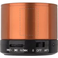   Bluetooth speaker, ø59×50 mm, Everestus, 20FEB10653, Metal, Plastic, Portocaliu, Negru