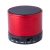 Bluetooth speaker, ø59×50 mm, Everestus, 20FEB10654, Metal, Plastic, Rosu, Negru