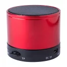 Bluetooth speaker, ø59×50 mm, Everestus, 20FEB10654, Metal, Plastic, Rosu, Negru