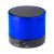 Bluetooth speaker, ø59×50 mm, Everestus, 20FEB10652, Metal, Plastic, Albastru, Negru