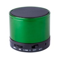   Bluetooth speaker, ø59×50 mm, Everestus, 20FEB10650, Metal, Plastic, Verde, Negru