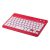 Bluetooth keyboard, 200×6×125 mm, Everestus, 20FEB4159, Plastic, Rosu, Alb
