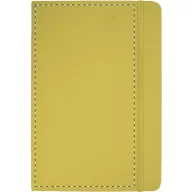   Set agenda si pix, 240×197×22 mm, Everestus, 20FEB10262, Piele ecologica, Galben