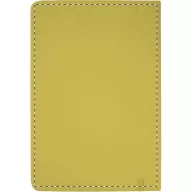   Set agenda si pix, 240×197×22 mm, Everestus, 20FEB10262, Piele ecologica, Galben