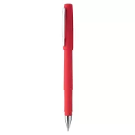  Set agenda si pix, 240×197×22 mm, Everestus, 20FEB10261, Piele ecologica, Rosu