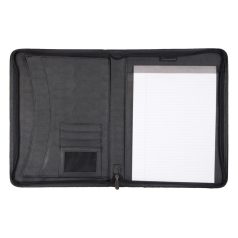   Mapa business cu fermoar, 270×350×45 mm, Everestus, 20FEB5143, Piele, Negru