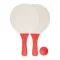 Tenis de plaja, 190×330 mm, Everestus, 20FEB3585, Lemn, Plastic, Rosu