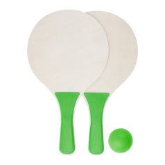  Tenis de plaja, 190×330 mm, Everestus, 20FEB3583, Lemn, Plastic, Verde