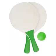   Tenis de plaja, 190×330 mm, Everestus, 20FEB3583, Lemn, Plastic, Verde