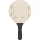 Tenis de plaja, 190×330 mm, Everestus, 20FEB3581, Lemn, Plastic, Negru