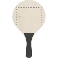   Tenis de plaja, 190×330 mm, Everestus, 20FEB3581, Lemn, Plastic, Negru