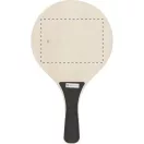 Tenis de plaja, 190×330 mm, Everestus, 20FEB3581, Lemn, Plastic, Negru