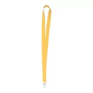   Lanyard, 20×500 mm, Everestus, 20FEB3350, Poliester, Metal, Galben