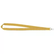   Lanyard, 20×500 mm, Everestus, 20FEB3350, Poliester, Metal, Galben