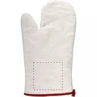   Manusa pentru cuptor, 180×285 mm, Everestus, 20FEB8056, Bumbac, Alb