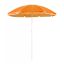 Umbrela de plaja, ø1500 mm, Everestus, 20FEB17122, Nylon, Portocaliu, Alb