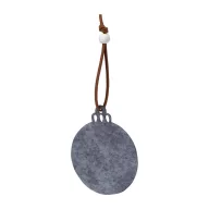   Ornament pentru bradul de Craciun, 2401E17101, Everestus, 90x90x3 mm, Pasla, Gri