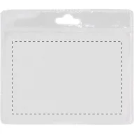   Suport badge, 100×90 mm, Everestus, 20FEB3302, Plastic, Transparent