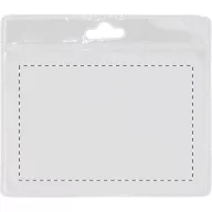   Suport badge, 100×90 mm, Everestus, 20FEB3302, Plastic, Transparent