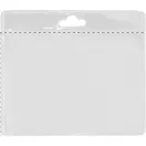 Suport badge, 100×90 mm, Everestus, 20FEB3302, Plastic, Transparent