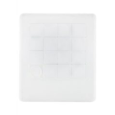   Mini puzzle, 75×90×6 mm, Everestus, 20FEB8647, Plastic, Alb