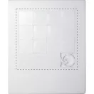 Mini puzzle, 75×90×6 mm, Everestus, 20FEB8647, Plastic, Alb